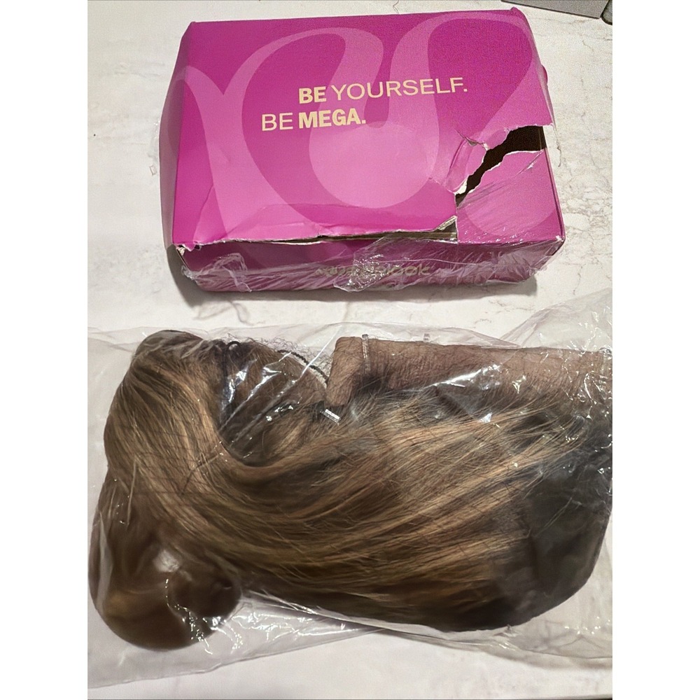 Megalook NETE-WIG-2P427-SST-26 Wig New In Box Human Hair Wig, Box Ripped